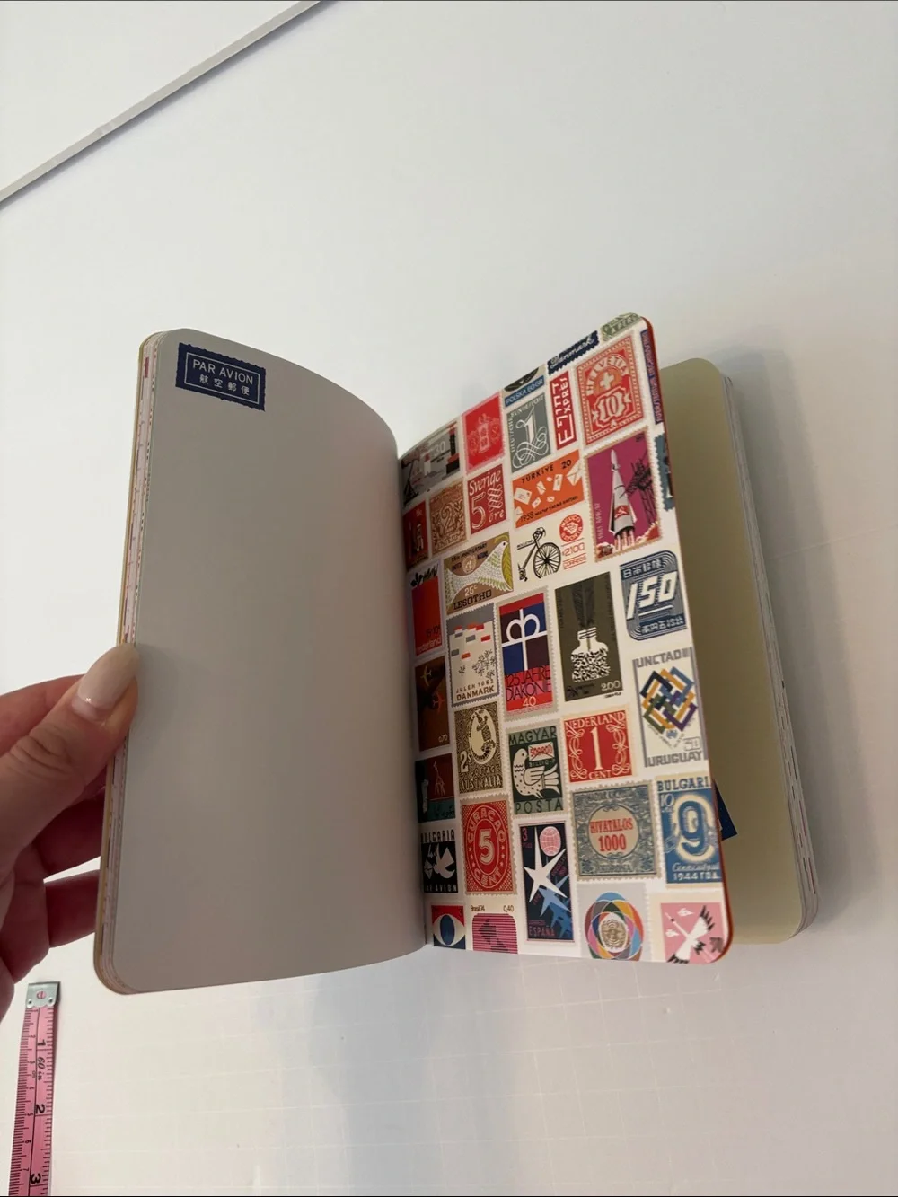 BNWT Anthropologie Stamp Collage Travel Journal